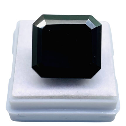 22.15 Cts Black Moissanite 16.8x14.4m Octgaon Cut Top Quality Loose Gemstone