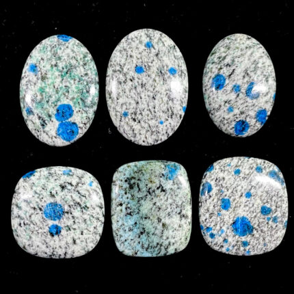 6 Pcs Natural K2 nite Jasper 30-38mm Huge Loose Cabochon Gemstone Lot 246.6 Cts
