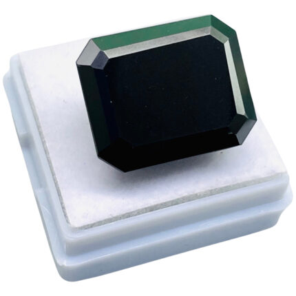 20.75 Cts Black Moissanite 16.7x13.5m Octagon Cut Top Quality Loose Gemstone