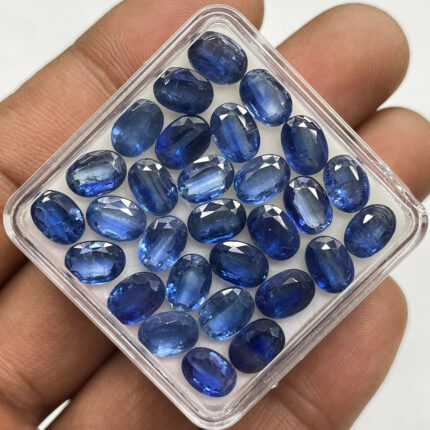 29 Pcs Natural Kyanite 6.5mm-6.9mm Oval Cut Loose Untreated Gemstones 28.60 Cts