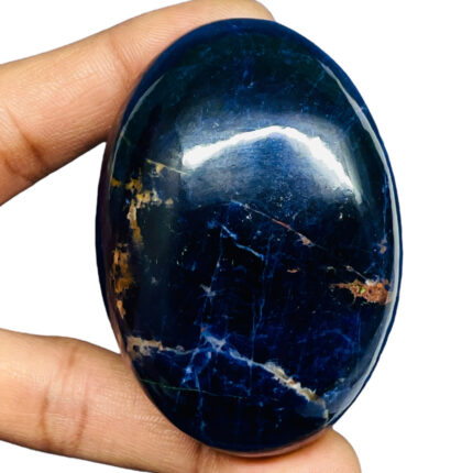498.40 Cts Natural Sodalite 67x47mm Oval Cabochon Loose Untreated Gemstone