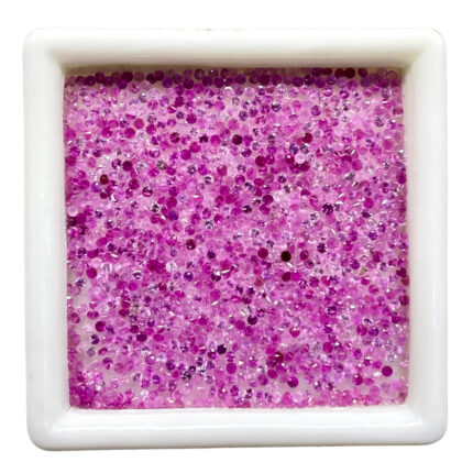 500 Pcs Natural Pink Sapphire 1mm Round Cut Loose Gemstones Wholesale Lot